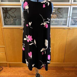 Ralph Lauren Jersey Sleeveless Trapeze Dress 14W